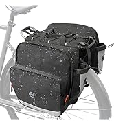 NDakter Bike Panniers, 30L Waterproof Panniers Bike Bags for Rear Rack, Expandable Double Bicycle...