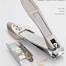 nail clippers with nail catcher