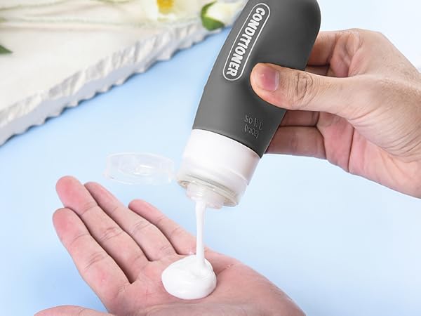 silicone travel bottles