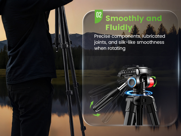 tripod character, 74 inch, aluminium alloy