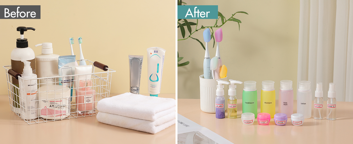 travel bottles, travel size toiletries, travel containers, travel toiletries, travel essentials