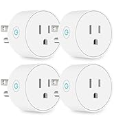 Heltec 4Pcs 10A Smart Plug with Timer Smart Socket Remote Control outlet2.4GHz for Apple HomeKit ...