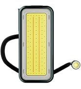 SKYFIRE Led Work Light Rechargeable 1200 Lumens with Gooseneck Light, Magnetic Pickup Tool, USB-C...