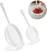 Fine Mesh Strainer for Kefir, 3.9", 6.3"Sizes with Eyelet Handle, Fine Food Sieve, Flour Sifter, ...