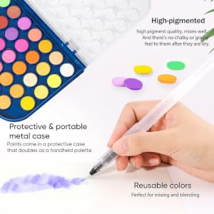 watercolour paint set
