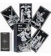LINSINA Tarot Deck Card with Guidebook for Beginners,Tarot Cards with Meanings on Them,Fortune Te...