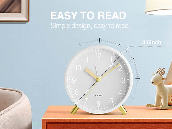 Azxb Analog Alarm Clock
