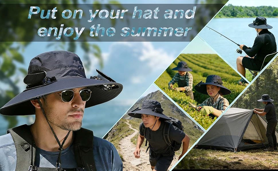 Solar Fan Hat