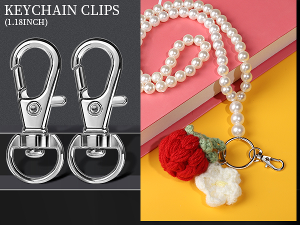 1.18 inch keychain hook