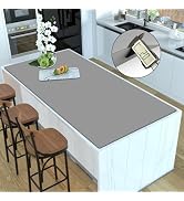 2MM Extra Large Silicone Mat, Silicone Mats for Kitchen Counter 47.3''x23.6'', Nonslip Heat Resis...