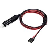SinLoon 6.5ft Cigarette Lighter Male to XT60 Male,Cigarette Lighter Cable,for Car Inverter Tire I...