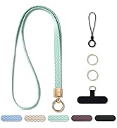 Ranfioke Badge Lanyard for ID Cards, Stretchy Teacher ID Lanyard for Key, Cute Thin Neck Lanyard ...