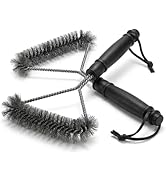 BBQtrips Grill Brush, Grill Brush for Outdoor Grill, BBQ Bristles Grill Brush 12 Inch Y Shape Sta...