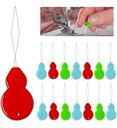 Needle Threaders, Plastic Needle Threaders for Hand Sewing, Gourd Shaped Sewing Machine Needle Th...