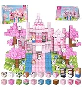 Vdealen 300 PCS Magnetic Blocks-Magnetic Building Blocks, Stacking Magnetic Cubes Toy for Kids, S...