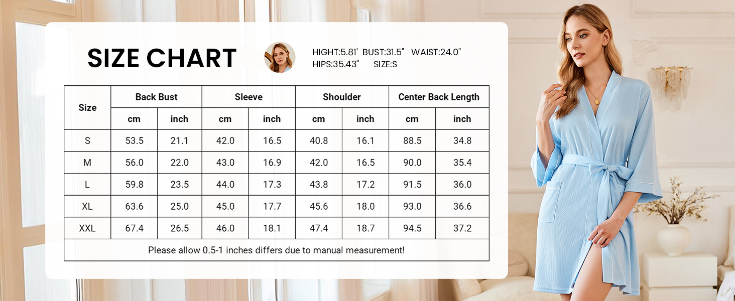womens robes lightweight