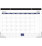 Desk Calendar 2026-2027 - Calendar 2026-2027, Jul. 2026 - Dec. 2027, 17" x 12", 18 Monthly Desk/W...
