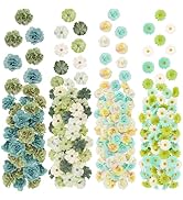 ATTGREAT 310 Pcs Fake Flower Heads Mini Artificial Flower Bulk Silk Flowers for Decoration Small ...