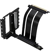Formulamod Vertical GPU Mounting Kit, PCIe 5.0 x16 Riser Cable 5.9 Inch High-Speed with Vertical ...