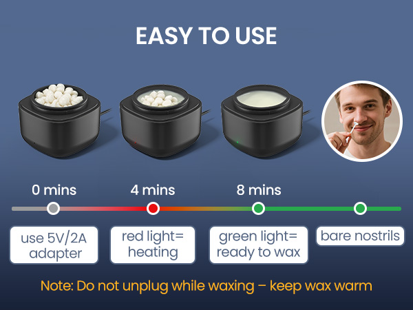 nose and ear wax kit men
