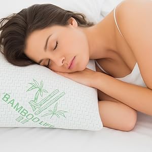 Side Sleepers cooling bamboo pillow