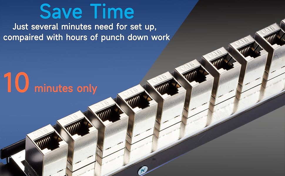 cat6 patch panel 24 port