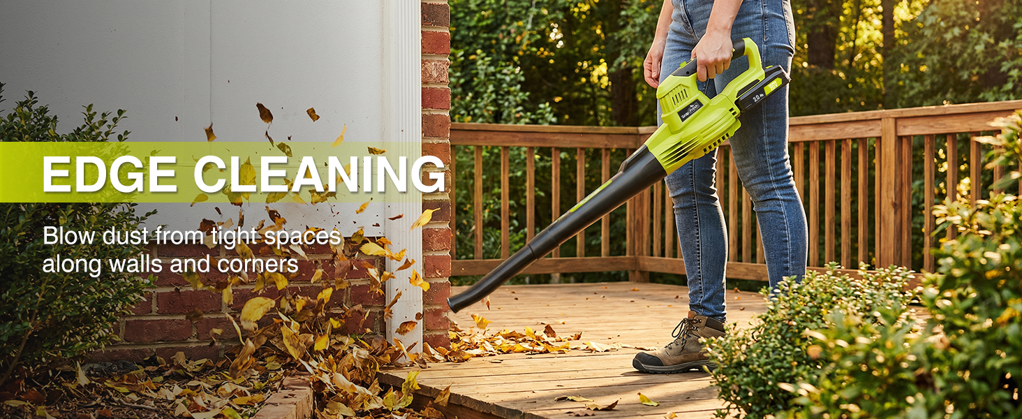 SnapFresh 20V Cordless Leaf Blower