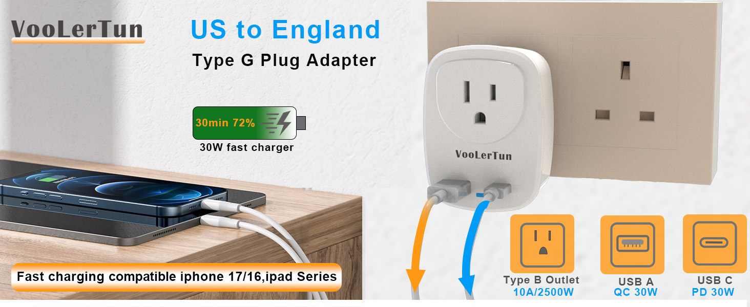 England plug adapterType G-uk plug