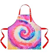 Fiodrimy Aprons for Kids, Kids Art Apron Girls Boys Painting Apron with Pockets Adjustable for Co...