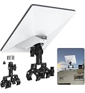 XLTTYWL Dual Clamp RV Ladder Pole Mount for Starlink Mini/ Mini X | For Starlink Mini & Mini X, ...