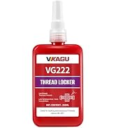 VIKAGU 222 Thread Lock Low Strength,250ml Threadlocker Purple,for Below M6 Thread