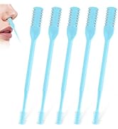 ZASZO 5Pcs 2-in-1 Nasal Hair Cutter, Double-Sided Nose Hair Trimmer Upgrade, 360° Rotating Manual...