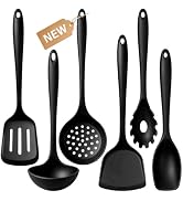 Thickened Silicone Kitchen Utensils Set, Upgrade 6 PCS Nonstick Cooking Utensils Set, Heat Resist...