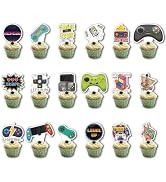 36Pcs Video Game Cupcake Toppers,Game Controllers Cupcake Toppers, Video Game Controllers Cupcake...