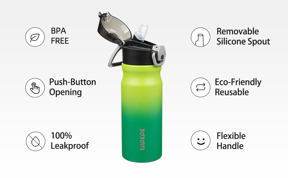 water bottle with handle