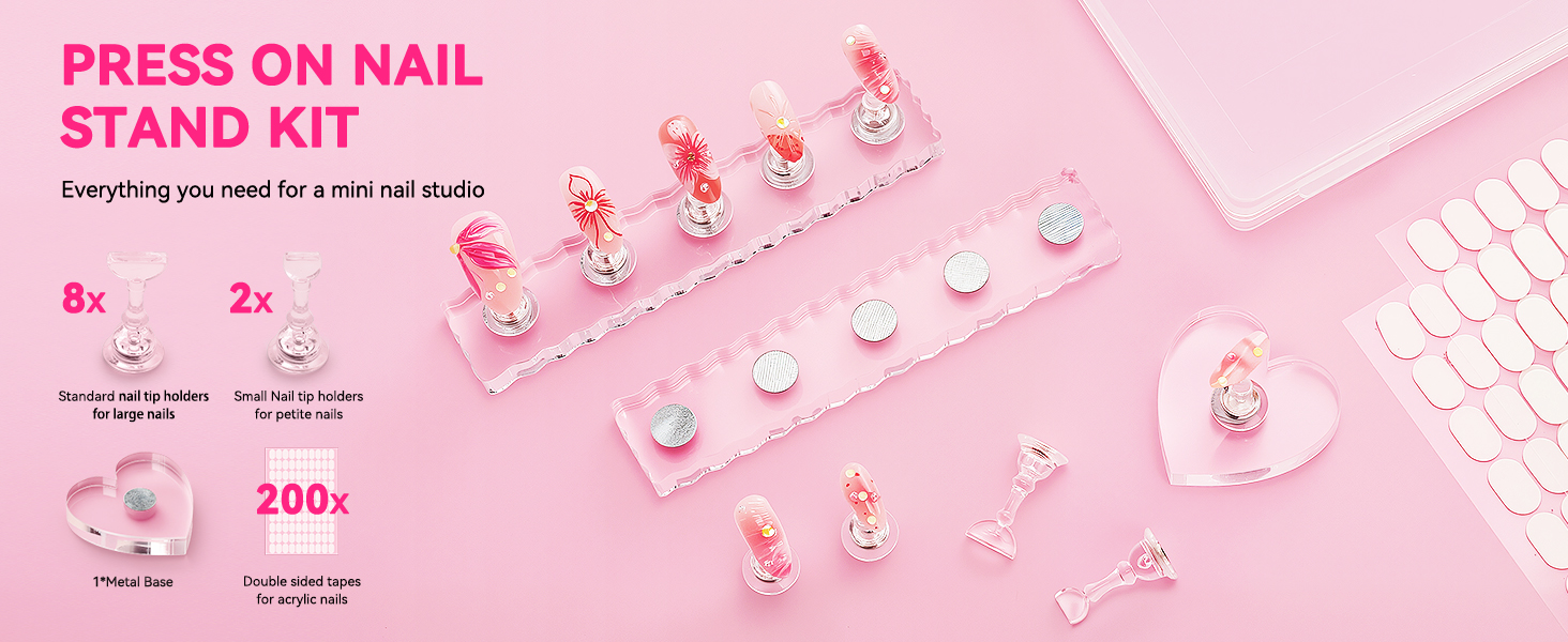 nail stand holder nail pratice fingernails hand painting toenails display false fake nails tips