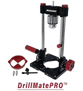 Milescraft 1348 Drill Mate PRO – Heavy-Duty Portable Drill Press Drilling Guide, ½” Chuck
