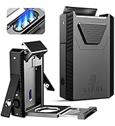 XIFEI Cigar Lighter Triple-Jet Flame, with Integrated Cigar Puncher and Double-Blade Cigar Cutter...