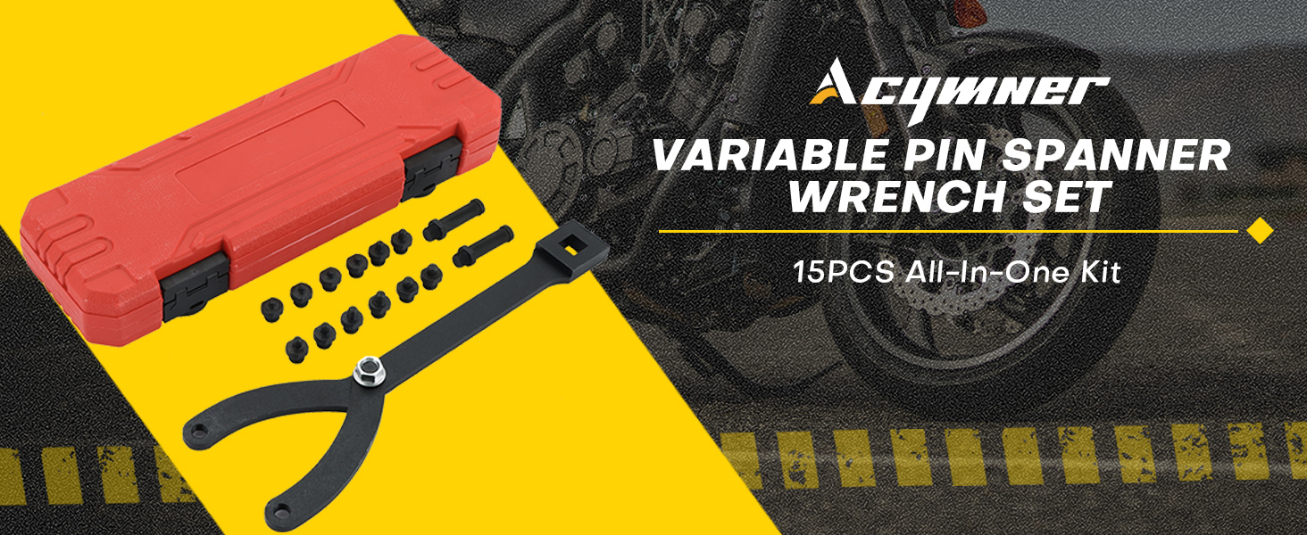 Variable Pin Spanner Wrench