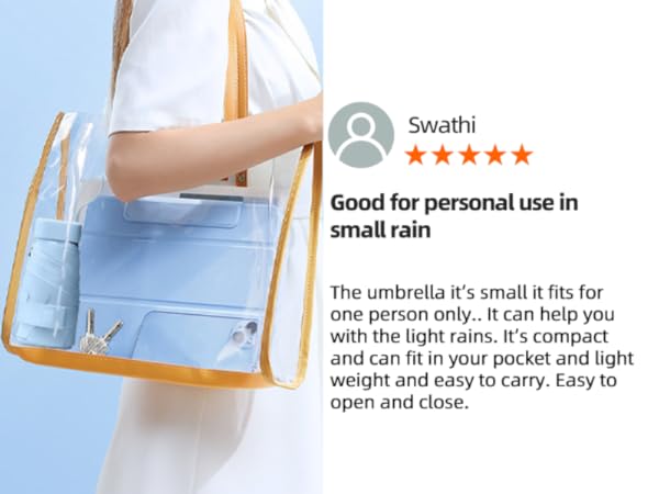 Mini Travel Sun Umbrella for Purse With Case