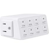 BN-LINK Indoor Countdown Timer with Repeat Function, Heavy Duty Accurate Compact Size for Charger...