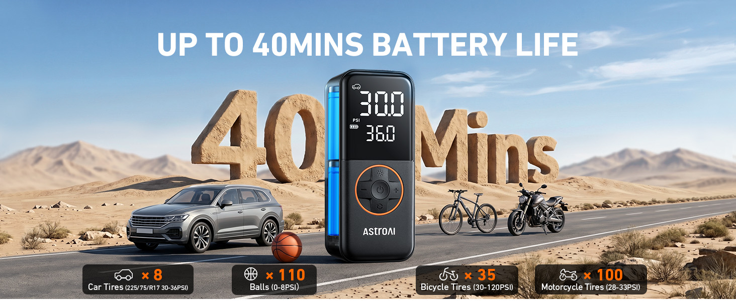Battery Electric Tire Pump