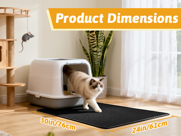 cat litter box mat