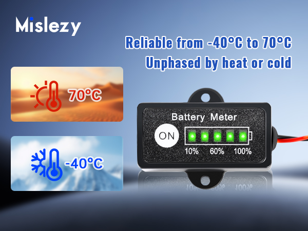 12v battery monitor battery level indicator battery reader 12v battery tester