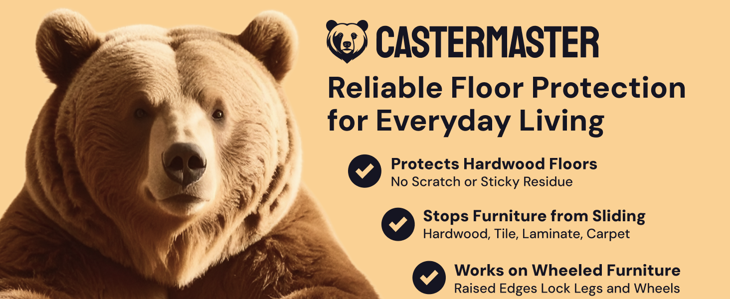 furniture pad caster cup non-slip protection hardwood floor rubber feet sofa couch chair table bed