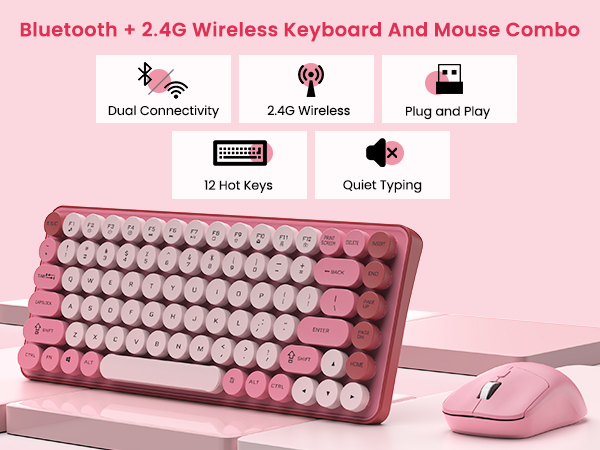 wireless keyboard and mouse combo