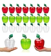 HANZE Large Apple Container, Apple Shaped Candy Toy Gift Filling Containers Jar for Party Wedding...