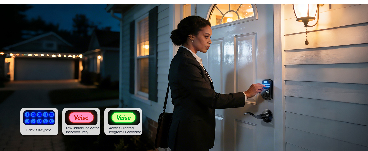 digital door lock with keypad set