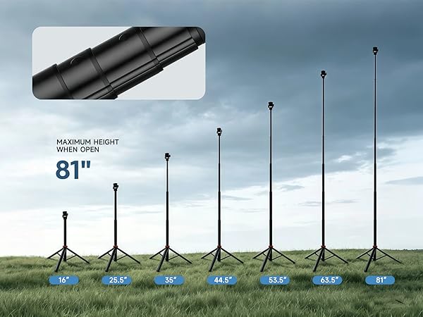 tripod camera photography light stand phone mount adjustable portable aluminum professional