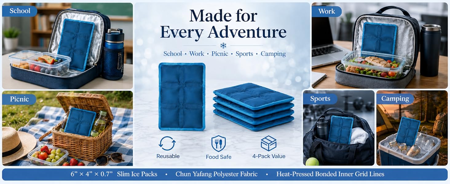 Ice Packs for Lunch Boxes